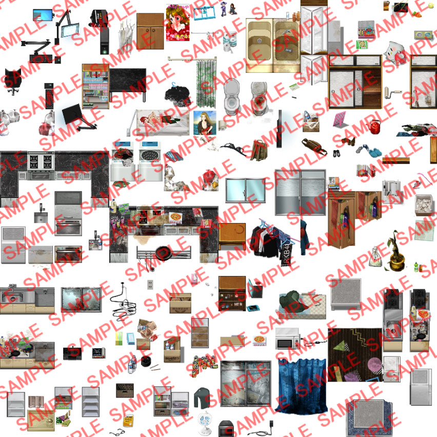 RPG Maker MZ - Never Ever Clean Up Tileset #5