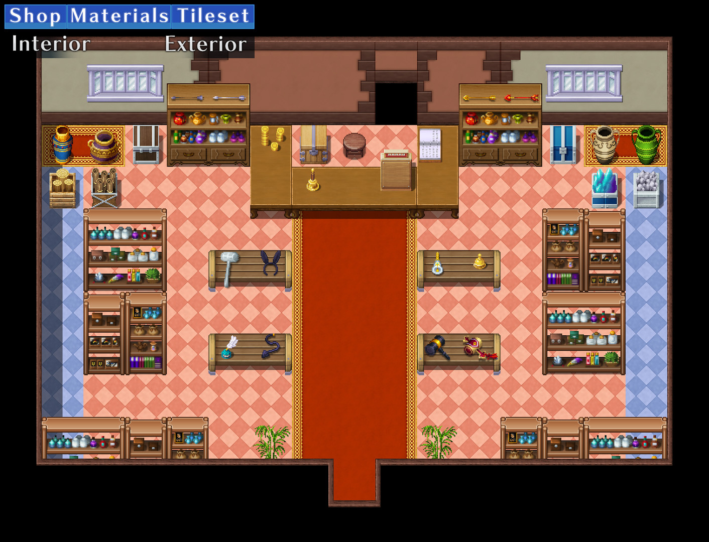 RPG Maker MV - Shop Materials Tileset - Interior / Exterior #3