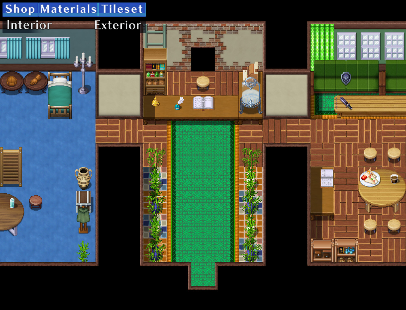 RPG Maker MZ - Shop Materials Tileset - Interior / Exterior в Steam