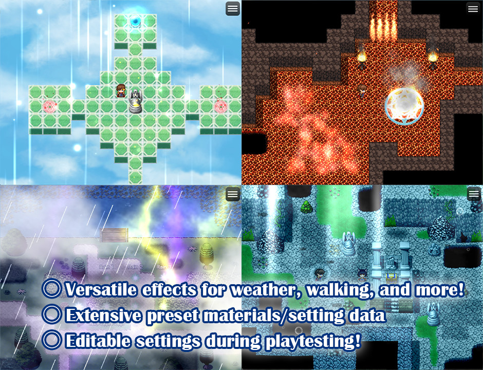 RPG Maker MZ - Particle System Plugin - TRP Particle MZ screenshot screenshot 0
