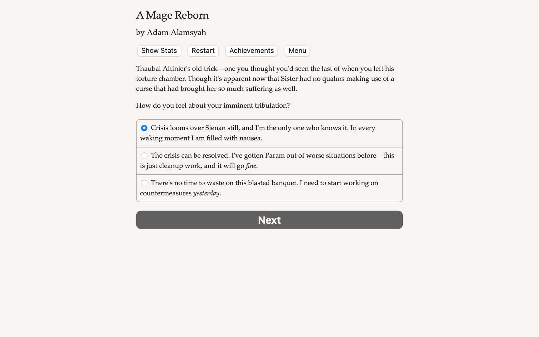 A Mage Reborn Demo #2