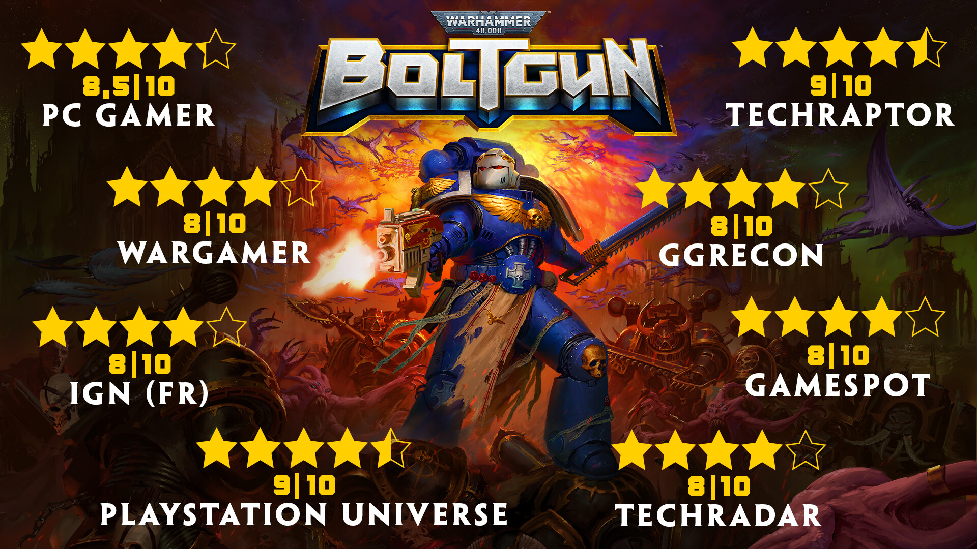 Find the best computers for Warhammer 40,000: Boltgun