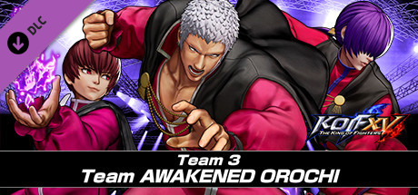 KOF XV DLC Characters "Team AWAKENED OROCHI" banner image