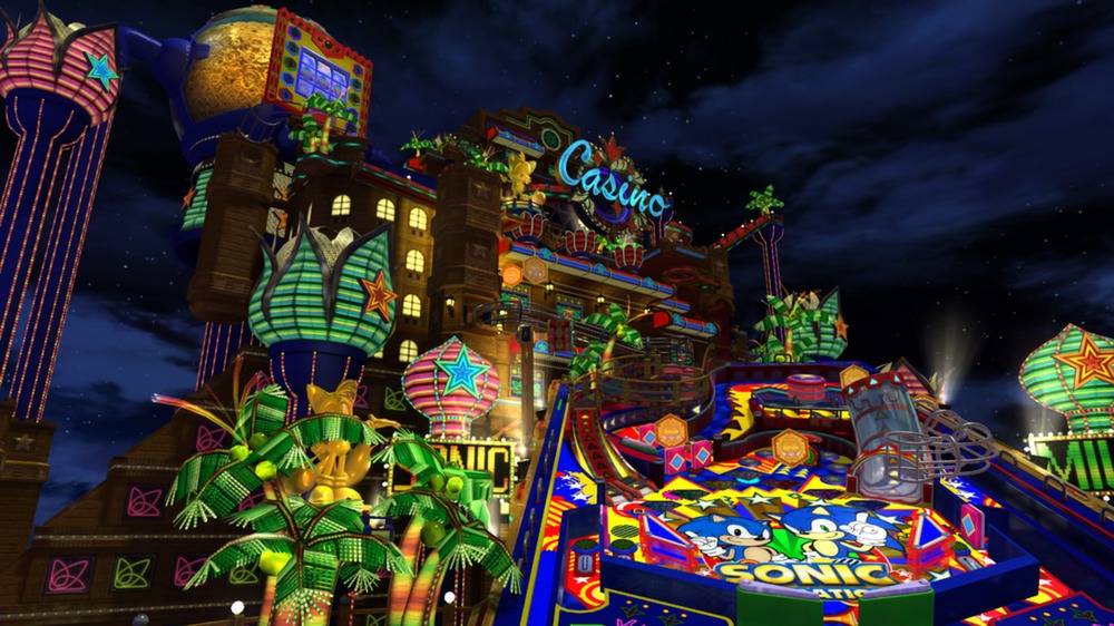 sonic casino night zone concept art