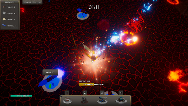 Evangeline's Defense game for Linux 1