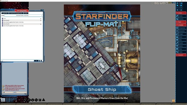 Fantasy Grounds - Starfinder RPG - Flipmat - Ghost Ship