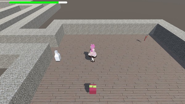 Скриншот из Reconcile with the cat [Cat + Tank + Ningen = Roguelike]