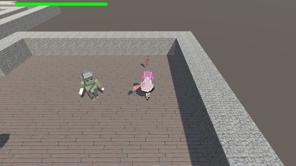 Скриншот из Reconcile with the cat [Cat + Tank + Ningen = Roguelike]