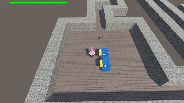 Скриншот из Reconcile with the cat [Cat + Tank + Ningen = Roguelike]