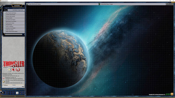 Fantasy Grounds - Star Battles: All Alone in the Black Space Map Pack