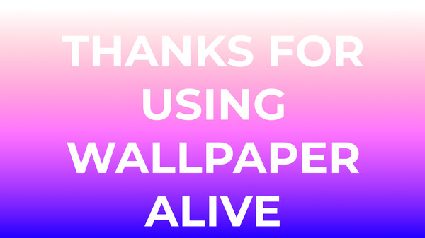 Wallpaper Alive Donation