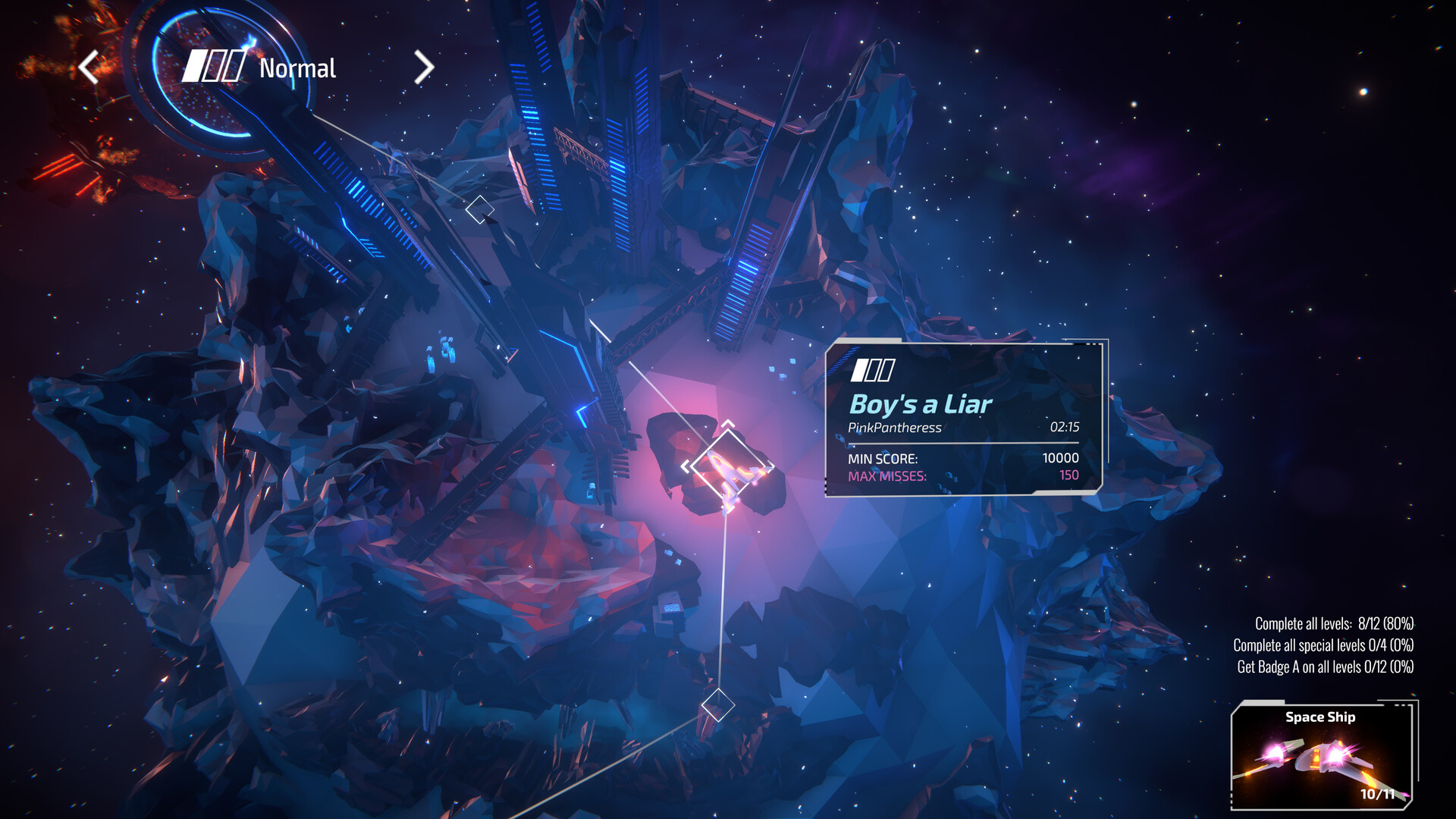 Invector: Rhythm Galaxy В Steam