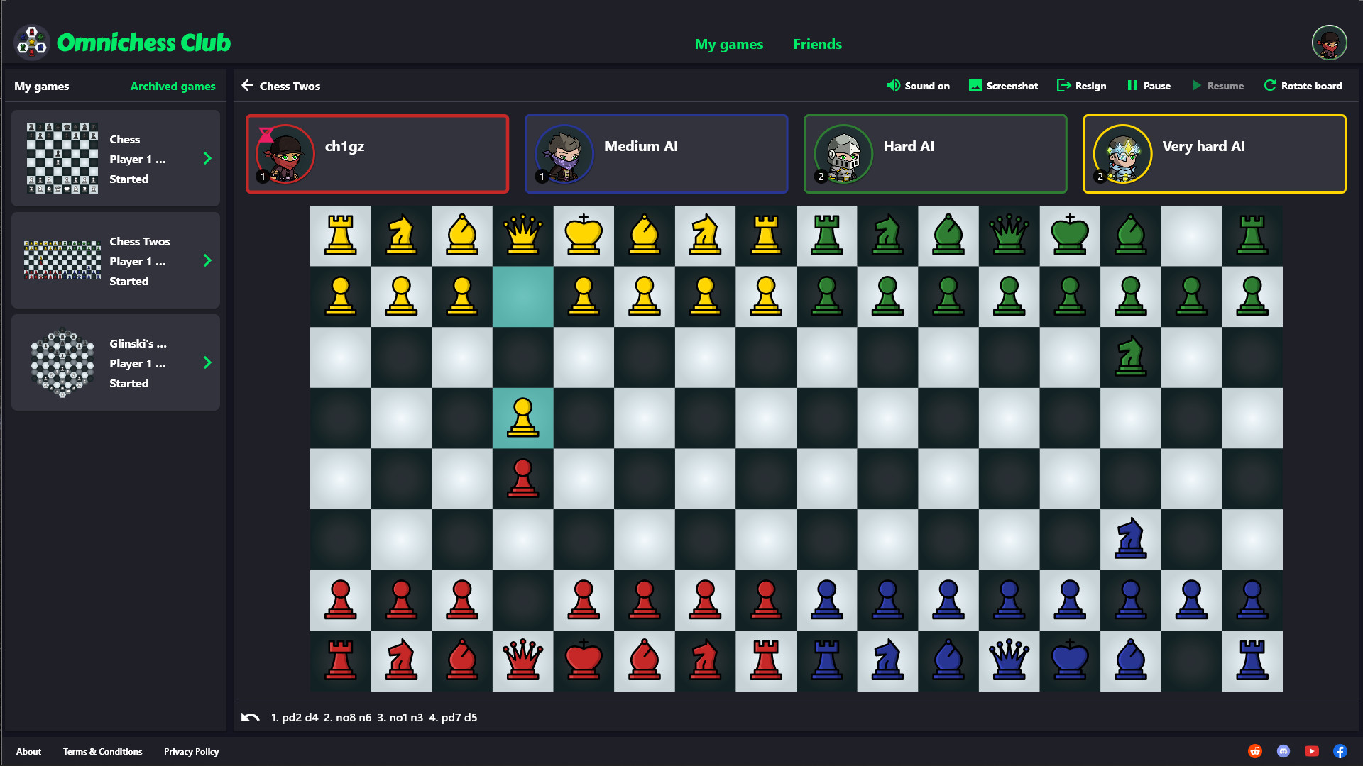 Chess Variants - Omnichess screenshot 1