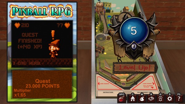 Скриншот из Eternal Pinball RPG