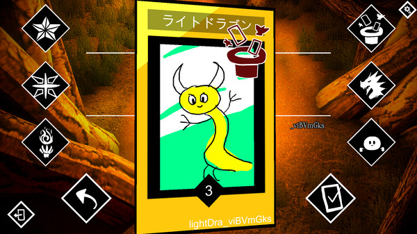 Screenshot of MONSTER CARDS