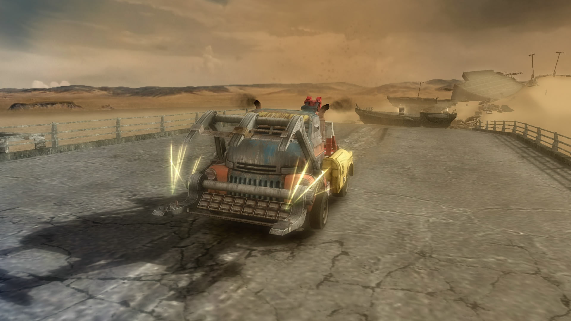 Апокалипсис старый игра. Игра Post Apocalyptic Mayhem. Post Apocalyptic Mayhem (2011). Post Apocalyptic Mayhem 2. Игра на грузовике в пустыне.
