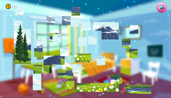 Puzzles with nature game for Linux 1