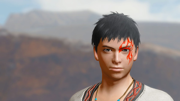 Monster Hunter Rise - "Malzeno Menace" face paint