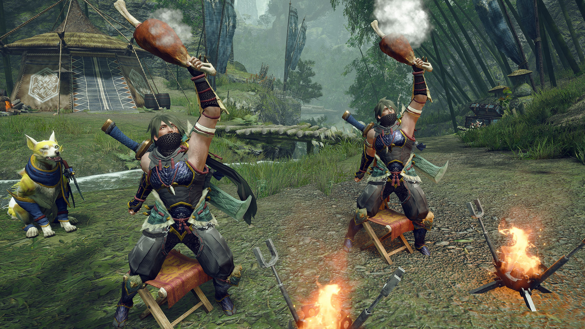 Monster Hunter Rise - "Utsushi" Hunter layered armor set screenshot screenshot 5