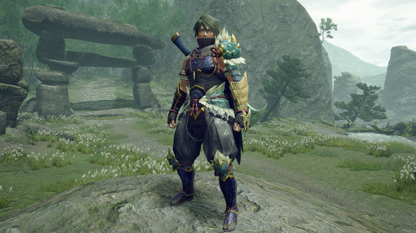 Monster Hunter Rise - "Utsushi" Hunter layered armor set