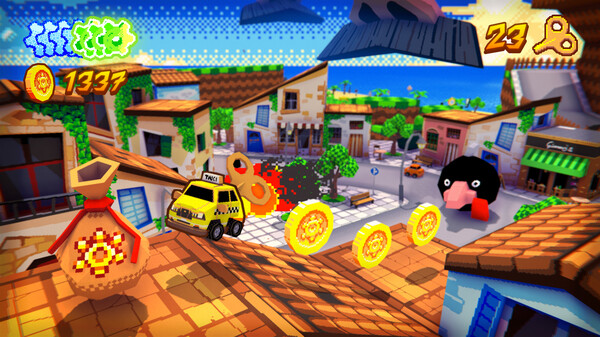 Yellow Taxi Goes Vroom game for windows Pc 1