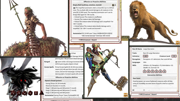 Fantasy Grounds - Pathfinder 2 RPG - Lost Omens: Monsters of Myth