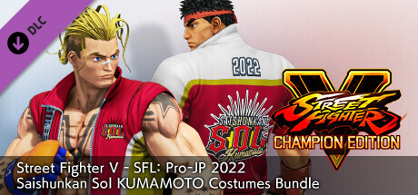 Street Fighter V - SFL: Pro-JP 2022 Saishunkan Sol KUMAMOTO Costumes Bundle banner