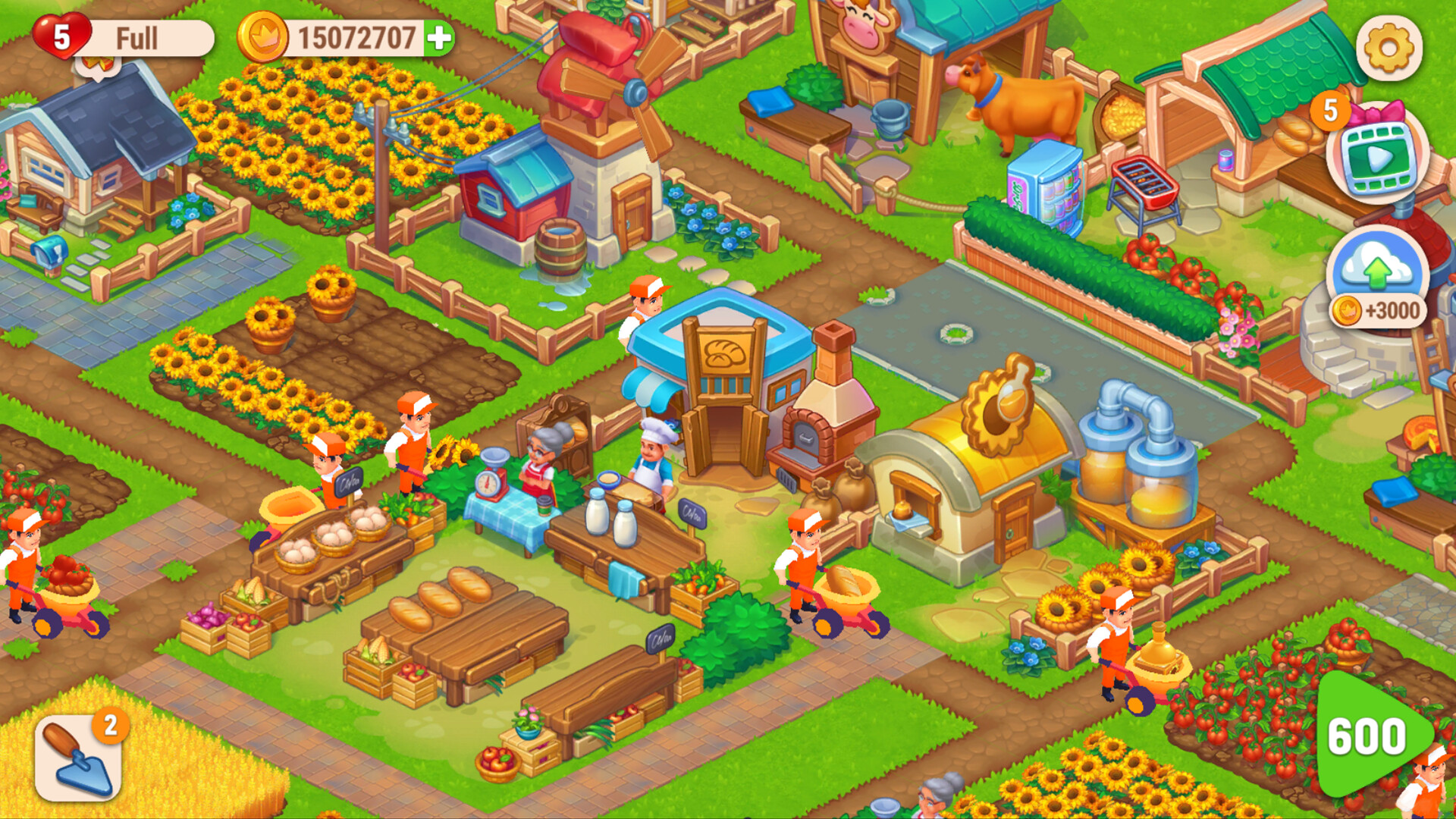 Farming Fever: Cooking Simulator and Time Management Game screenshot 1