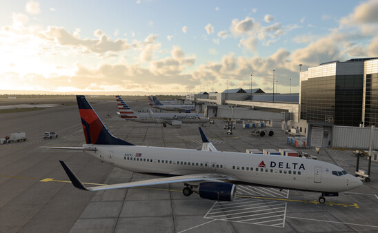 Скриншот из X-Plane 12