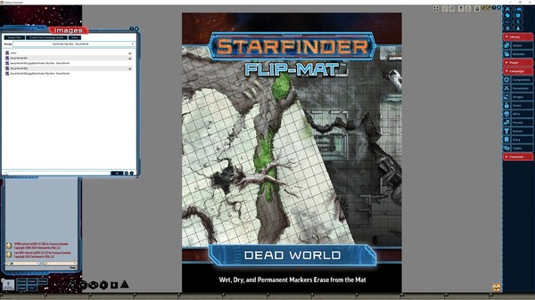 Fantasy Grounds - Starfinder RPG - Flipmat - Dead World