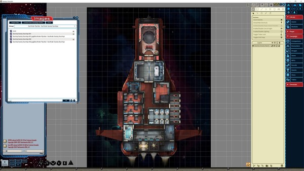 Fantasy Grounds - Starfinder RPG - Flipmat - Starfinder Society Starships