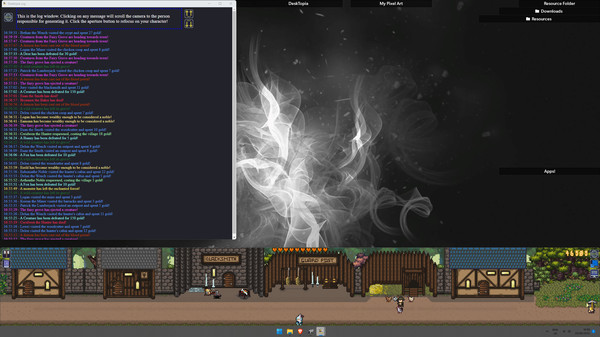 Скриншот из Desktopia: A Desktop Village Simulator