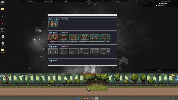 Скриншот из Desktopia: A Desktop Village Simulator