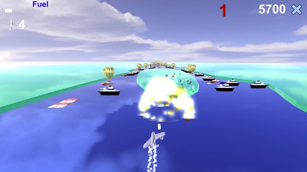 Скриншот из River Raid 3D