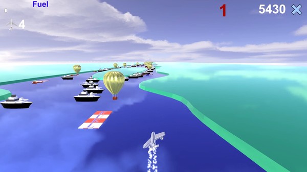 Скриншот из River Raid 3D