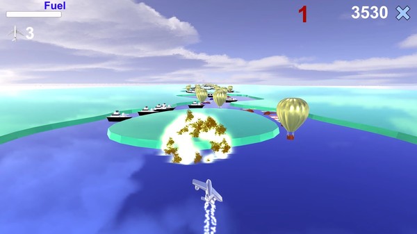 Скриншот из River Raid 3D