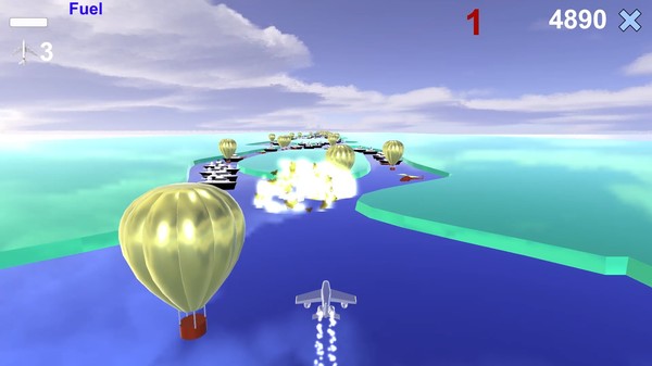 Скриншот из River Raid 3D