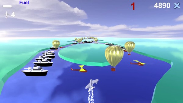 Скриншот из River Raid 3D
