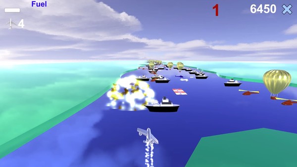 Скриншот из River Raid 3D