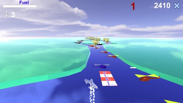 Скриншот из River Raid 3D