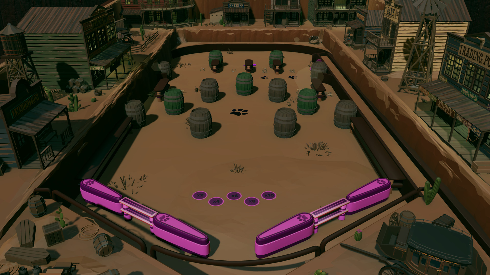 Roxy Raccoon's Pinball Panic - Wacky West screenshot screenshot 0