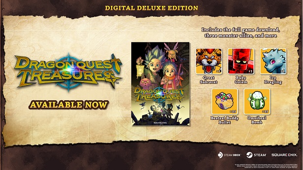 DRAGON QUEST TREASURES JÁ DISPONÍVEL PARA PC - Square Enix Latinoamerica  Press Hub