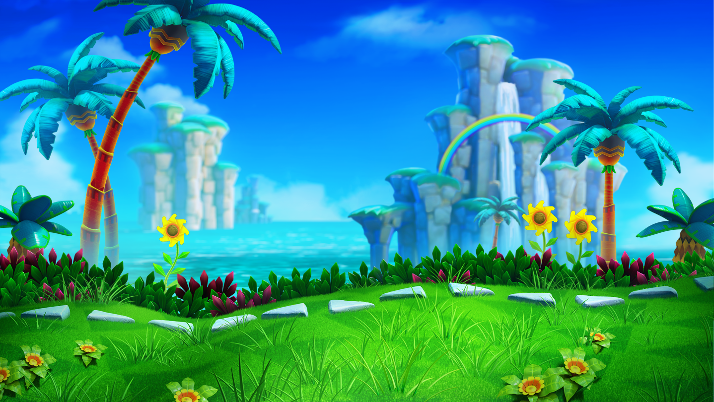 SONIC SUPERSTARS - Imagem de Fundo do Jogo