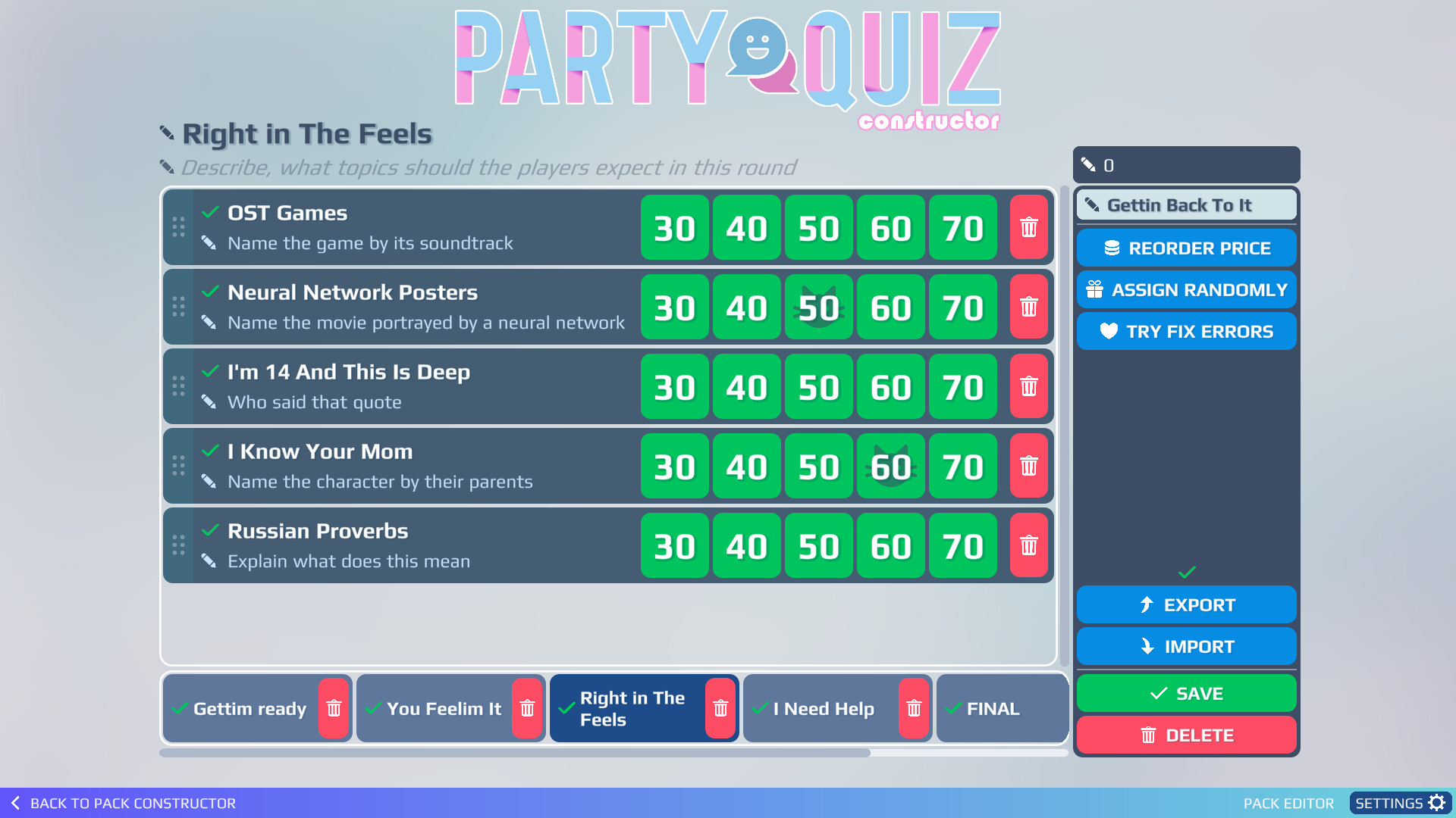 Party Quiz #5