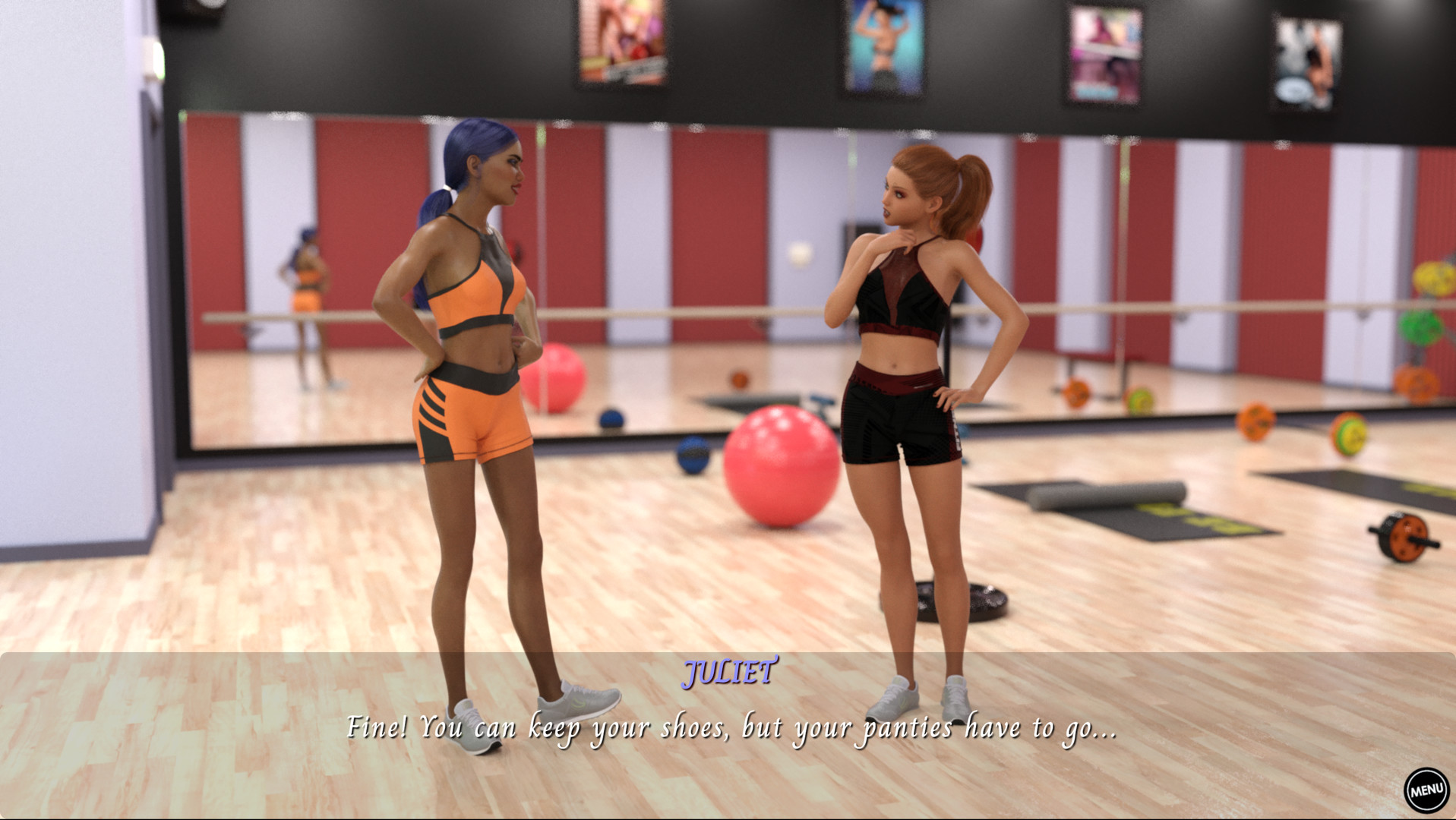 Futanari Sex - The Gym screenshot 1