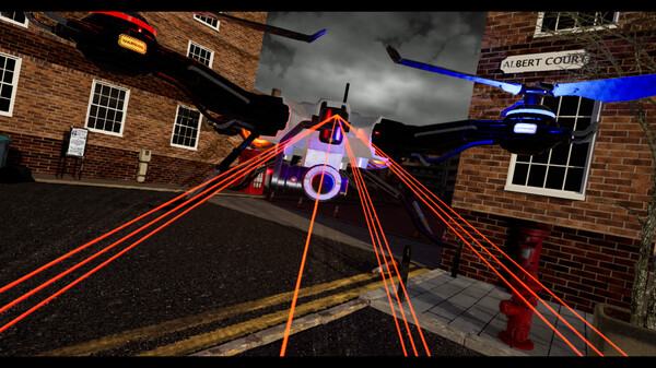 Скриншот из The Police Drone VR Experiment