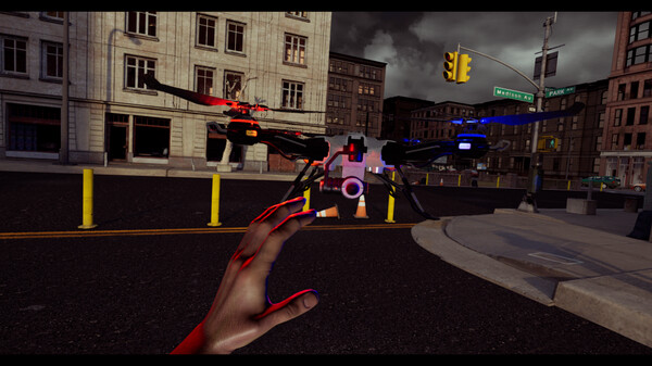 Скриншот из The Police Drone VR Experiment