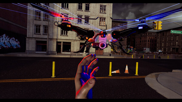 Скриншот из The Police Drone VR Experiment