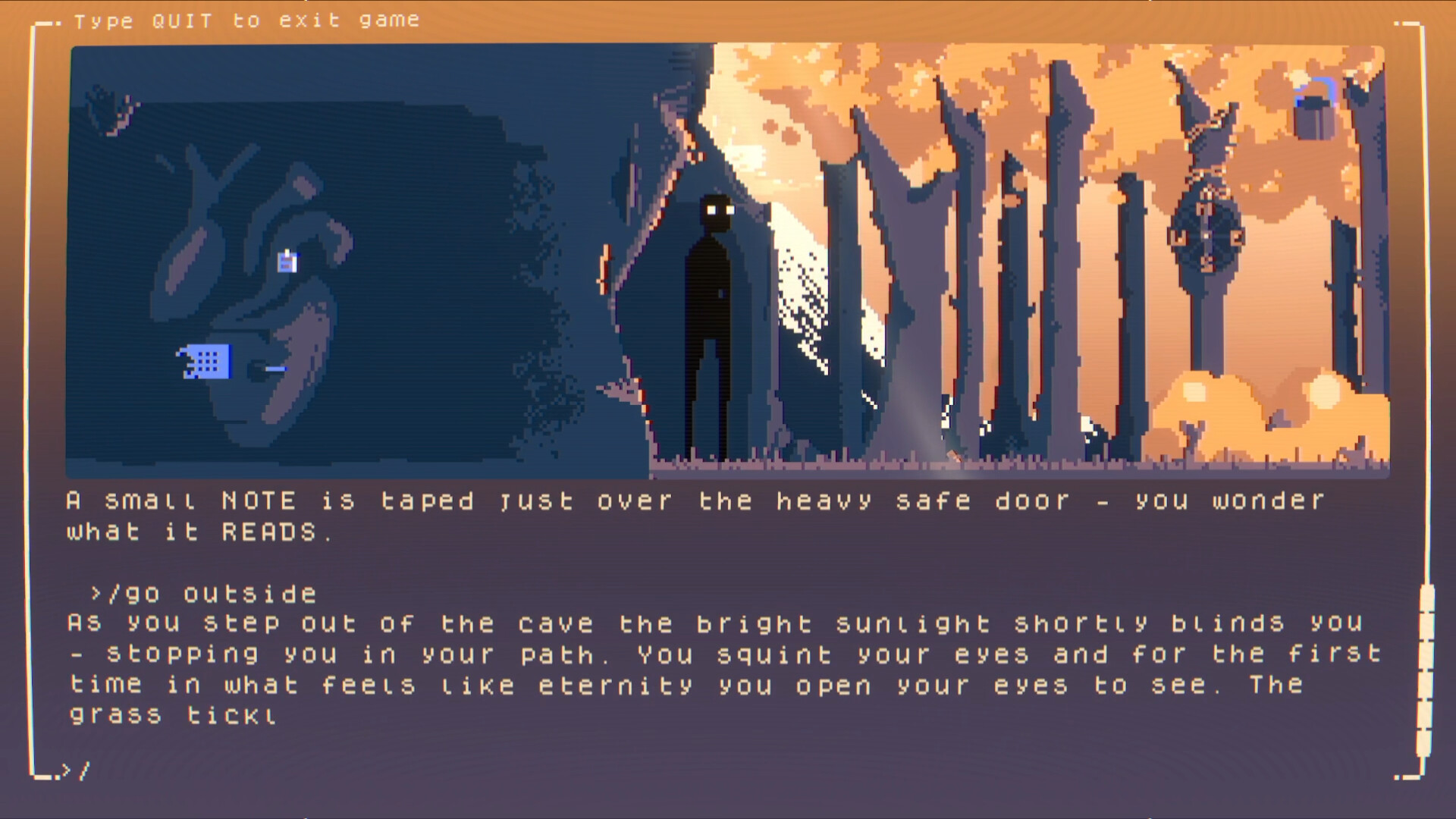 [I] doesn't exist - a modern text adventure Demo #2