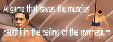 A game that saves the muscles caught in the ceiling of the gymnasium 게임 이미지